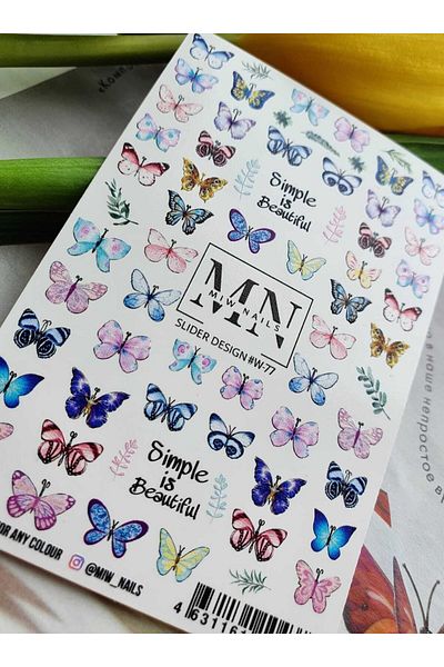 Mia Professional W-77 Model Stiker Mn