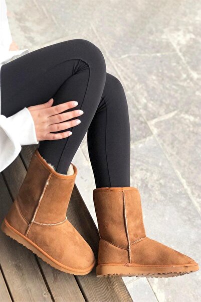 XStreet 03 Süet Kadın Bot Orta Boy İçi Yünlü Bot