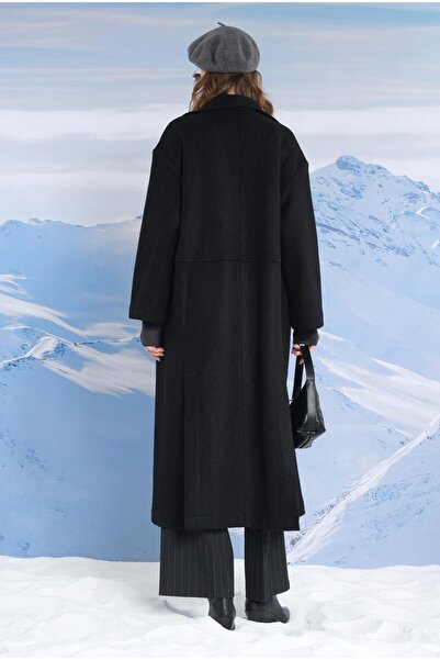 HEQA Uzun Keçe Kaban Siyah