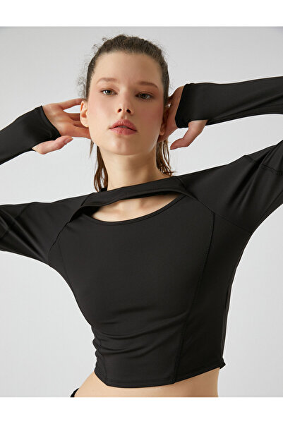 Koton تي شيرت للجري بتفاصيل نافذة