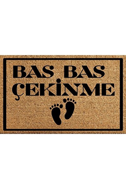 Egebella Dijital Baskılı Dekoratif Desenli Kaymaz Tabanlı Çok Amaçlı Paspas Np014