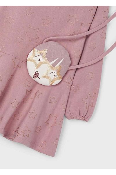 MAYORAL Girl's Silvery Printed Dress
