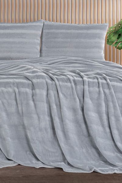 ZEBRA CASA Cozy Double Blanket Set