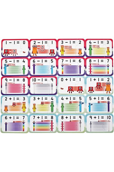 Learning Resources مجموعة ألغاز الجمع والطرح من Numberblocks - HM95402 - المملكة المتحدة