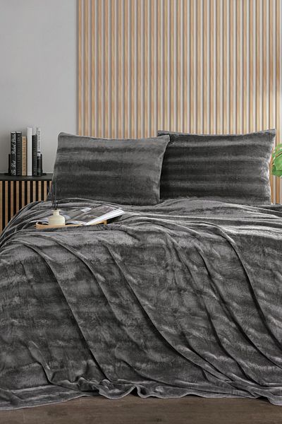 ZEBRA CASA Cozy Double Blanket Set