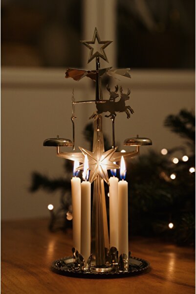 Dekorzdükkan Geyikli Gümüş Dilek Çanı