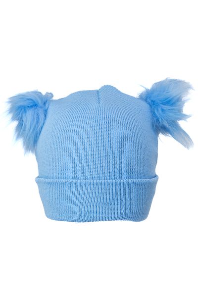 Oppland Fete - Bonita de iarna elastica si confortabila, bumbac cu pompon dublu