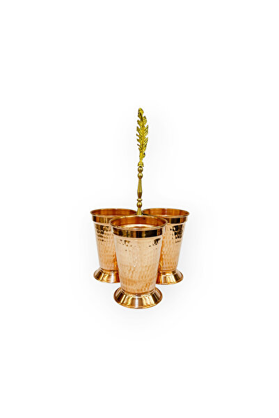 EFEMİR Martelalı Üçlü Bakır Kaşıklık