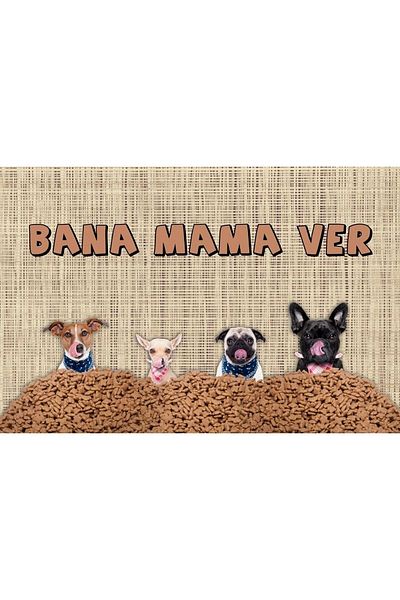 Egebella Multi-Purpose Non-Slip Mat - Food Placemat, Cat Dog
