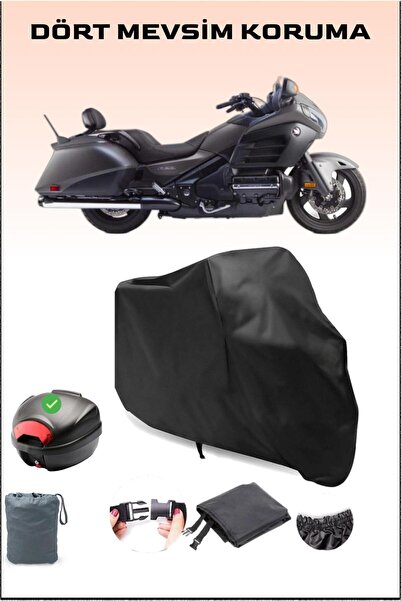 Breen Black Honda Goldwing F6B Rear Bag Compatible Motorcycle Tarpaulin Water...