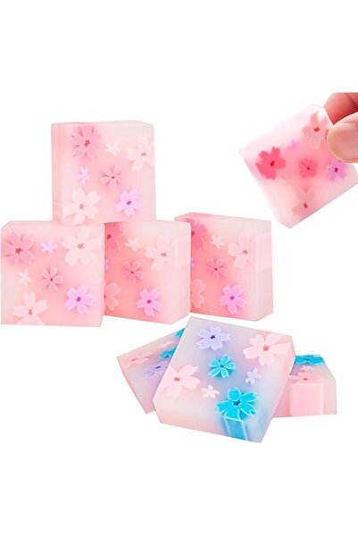 ADN KIRTASİYE Çiçek Desenli Silgi 3'Lü