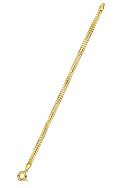 Altınkesesi 14 Ayar Altın Orta Kalın Viyana Zincir Bileklik