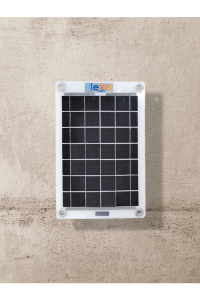 Flexa 7 Watt Esnek Güneş Paneli (6 volt akü şarj eder)