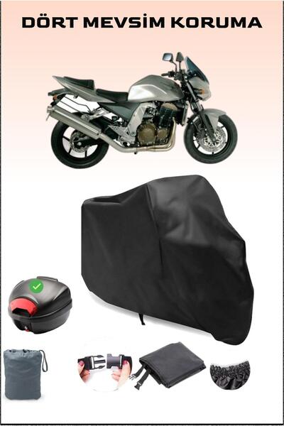 Breen أسود لـ Kawasaki Z 750 حقيبة خلفية متوافقة مع القماش المشمع للدراجات ال...