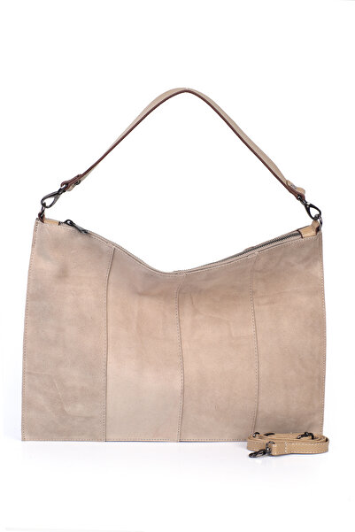 Ysmn Τσάντα ώμου από γνήσιο δέρμα σουέτ YC012058HSD