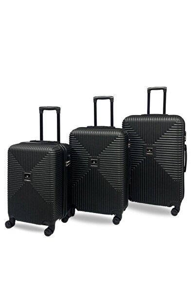 AyfaBag 3 lü set plastik valiz