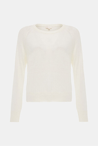 W Collection EKRU O YAKA UZUN KOLLU KAZAK