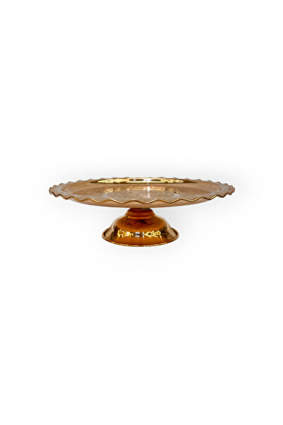 EFEMİR No: 2 Embroidered Copper Cake Holder