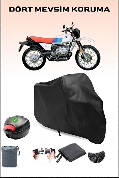 Breen حقيبة خلفية سوداء Bmw R 80 Gs متوافقة مع القماش المشمع المقاوم للماء