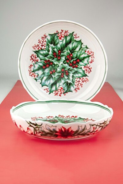 Bursa Porselen Dekor Winterberry Porcelain 2 Plates