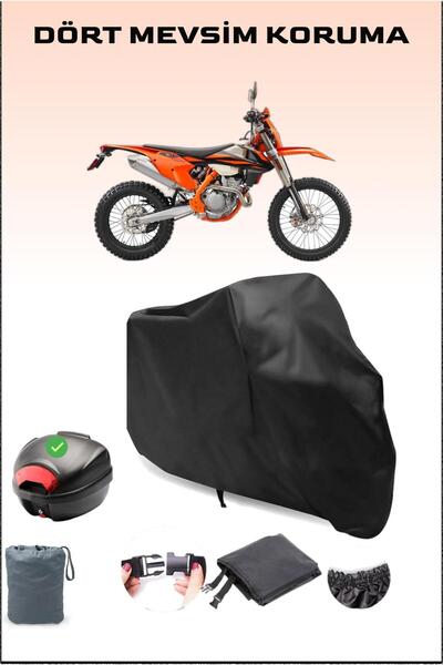 Breen حقيبة خلفية سوداء Ktm 250 Exc-f متوافقة مع القماش المشمع المقاوم للماء