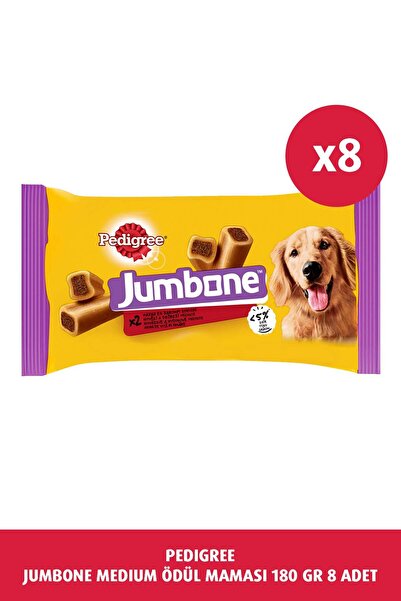 Pedigree Jumbone Sığır Etli Köpek Ödül Maması 180 G 8x
