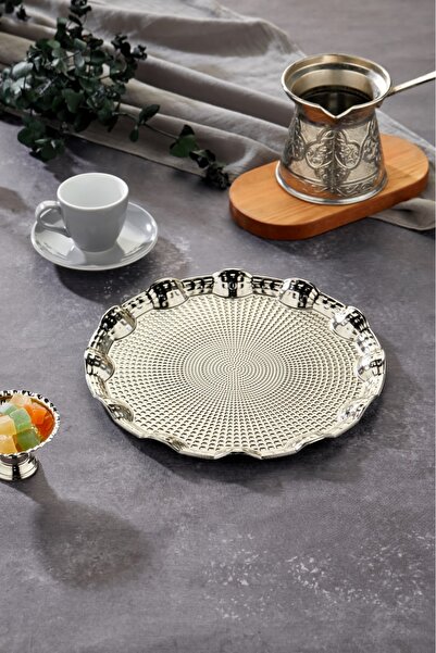 Cooker 25 cm Relief Metal Presentation Tray