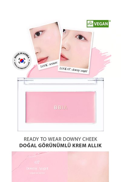 BBIA Permanent and Natural Looking Cream Blush Bbia Ready to Wear Downy Cheek