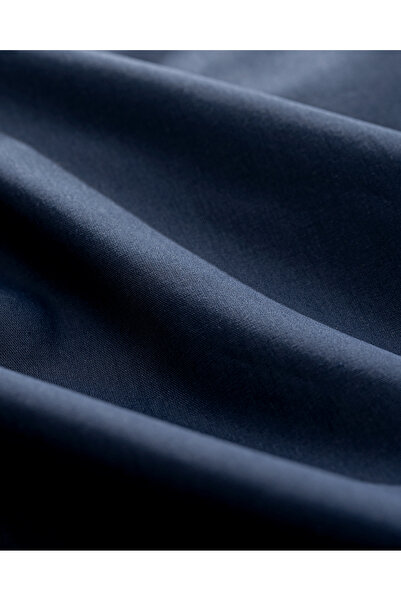 Madame Coco Manon Одномісне Plus 100% бавовна Ranforce Простирадло з гумкою - Синє