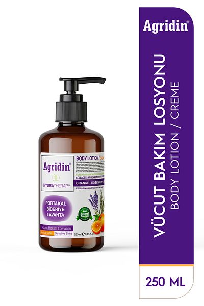 Agridin Anti-Cellulite Lavender Body Lotion with Rosemary Orange Collagen (Collagen) 250 ml