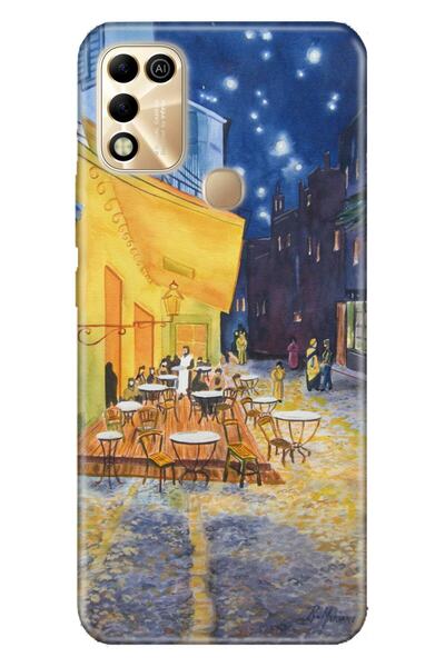 Cekuonline Infinix Hot 11 Play Case Silicone Moderna Illustrated Patterned Ni...