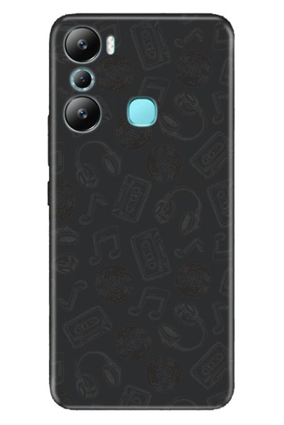Cekuonline Infinix Hot 20I Case Silicone Patterned Illustrated Uv Cover Cassette
