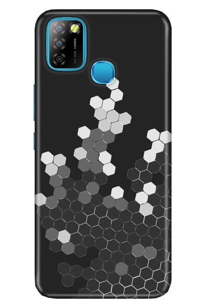 Cekuonline جراب Infinix Smart 5 من السيليكون Tioserisi منقوش بصور - حجم قرص ا...