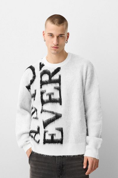 Bershka Printed sweater