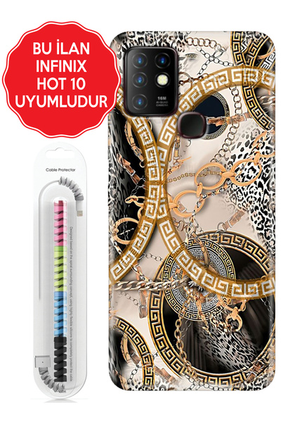 Cekuonline Infinix Hot 8 9 10 11S 12 20 30i 40 40i Pro Play Kılıf Temalı Tele...