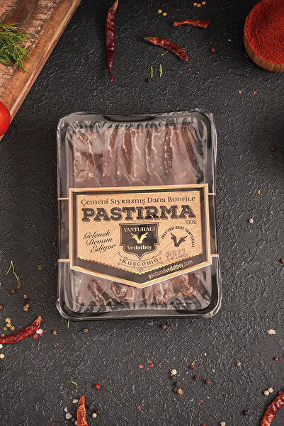 Vedatbey sucukları DANA KUŞGÖMÜ PASTIRMA (200G)