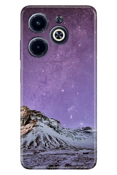 Cekuonline جراب لهاتف Infinix Hot 40i مصنوع من السيليكون النانوي ذو غطاء منقو...