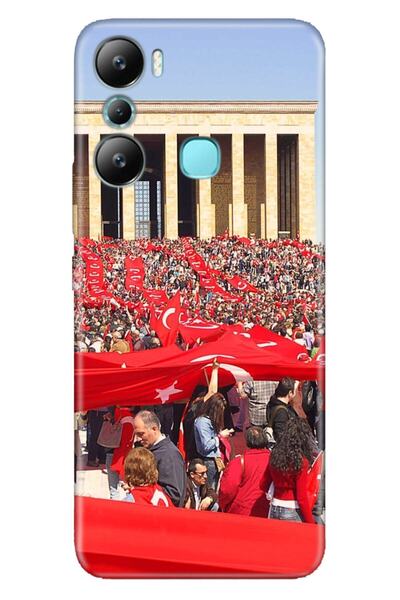 Cekuonline حافظة انفينيكس هوت 20i من السيليكون بنمط صورة للأشعة فوق البنفسجية...