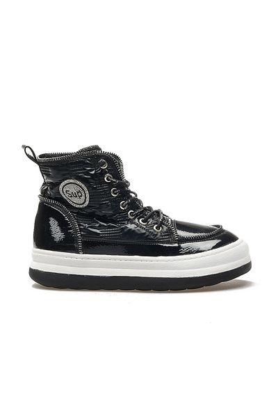 Guja Γυναικείες πέτρινες λεπτομερείς μπότες casual (36-40) 24k 23k321-7 Z Μαύρο