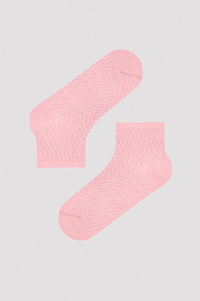 Penti Jacquard Pinky 3-Piece Booties Socks
