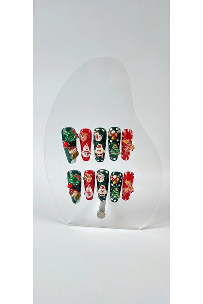 Genel Markalar By Maya Beauty & Nail 10'lu Yılbaşı Temalı Homemade Uzun Coffi...