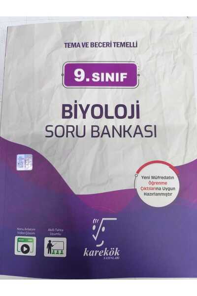 Karekök Yayınları KAREKÖK YAYINLARI 9.SINIF BİYOLOJİ SORU BANKASI 2025 YENİ B...