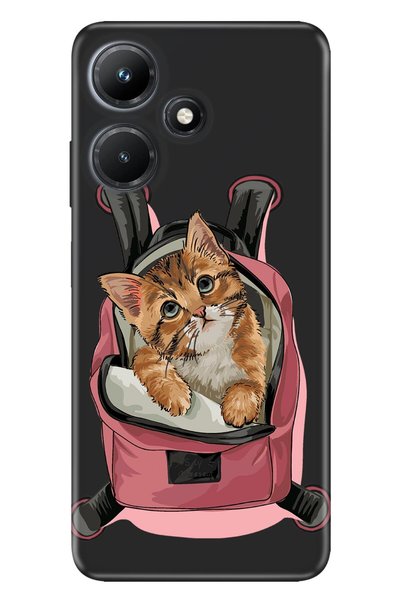 Cekuonline Infinix Hot 30I Case with Camera Protection Silicone Illustrated U...