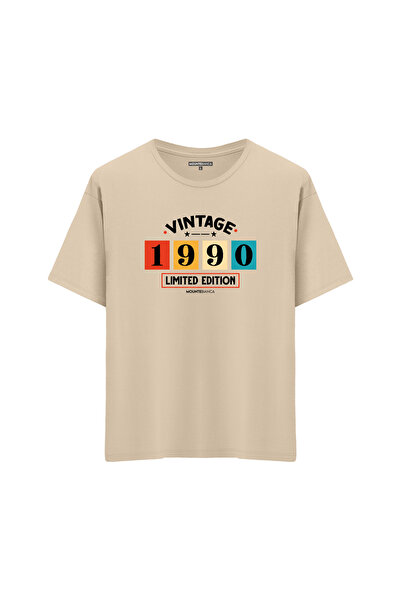 Mounte Bianca Unisex vintage 1990 - Oversize kroj T-shirt