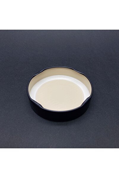 vipgross 70mm Twist-Off Deep Black Metal Cover - 10 Pcs (Compatible with 350Cc Jars of 3 Layers 15-18 Sets)