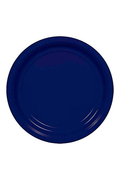 Trade Bazaar Luxury Plastic Mica Round Plate 23 cm