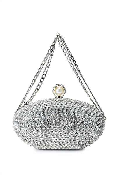 Tamer Tanca Kadın Vegan Gri El Çantası