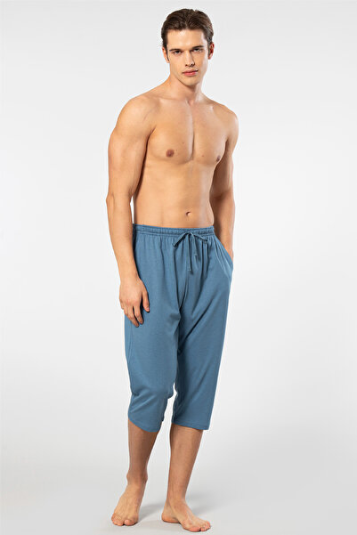 Cacharel Капри с единично долнище индиго - памук и модал