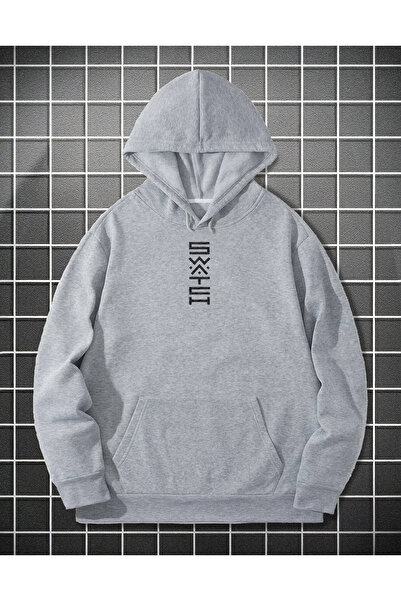 De Carte Φούτερ με κουκούλα με στάμπα Swatui Unisex Oversize