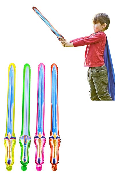 Öz Ambalaj 4-Piece Foil Balloon Sword Birthday-Event